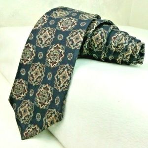 Vintage Missoni Mens Silk Neck Tie Geometric